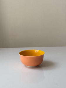 yellow and orange bowl