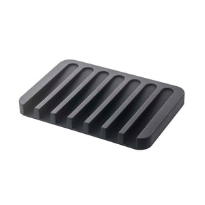 silicone soap dish black